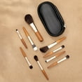 thumbnail image 4 of Brocha de contorno en polvo NikouMX Juego de 9 brochas de maquillaje, 4 of 8