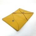 thumbnail image 6 of Pre-Owned HERMES Calvi business card holder, leather goods, pass case, Epson, women's, yellow, 6 of 10