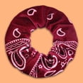 thumbnail image 2 of 5 piezas súper suave cabello Scrunchies elástico zos para el cabello cinta para el cabello grande de cuerda - Borgoña Macarena Hair Scrunchies Hairband Mujeres, 2 of 8