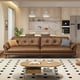 thumbnail image 3 of Luxury Living Room Sofas Modern Sectional Europe Living Room Sofas Leather Lazy Confort Recliner Nordic Brown Muebles Home Decor My Lux Decor Round, 3 of 24