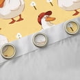 thumbnail image 4 of Homewish Kids Children Cute Duck Blackout Curtains Set of 2 (52x84 Each),Farmhouse Animal Window Curtains,Cartoon Kawaii Curtains and Drapes,Microfiber Bedroom Decor, 4 of 6