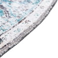 thumbnail image 6 of Unique Loom Yara Collection Area Rug - Yash (4' Round Seaglass/Ivory), 6 of 7