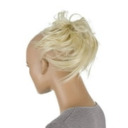 CAISHA by PRETTYSHOP XXL Hairpiece Scrunchy Updo Bridal Hairstyle Voluminous Wavy Messy Bun Platinumblond G3F