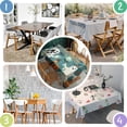 thumbnail image 4 of Rectangle Table Cover Happy Halloween Spooky Bat Pumpkin Ghost Table Cloth,Decor Foldable Table Covers for Picnic Catering Halloween Fall Thanksgiving Christmas, 4 of 5
