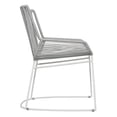 thumbnail image 4 of Afuera Living  Modern 17" Metal Dining Arm Chairs in Light Gray (Set of 2), 4 of 8