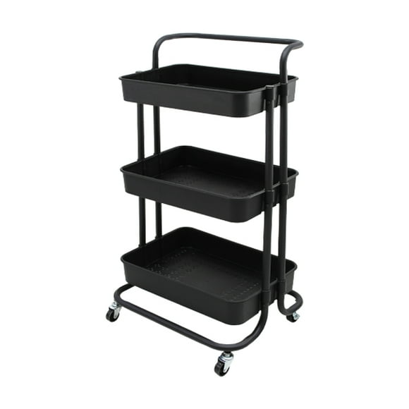 Carrito Organizador Móvil Mundo In Trendy Negro