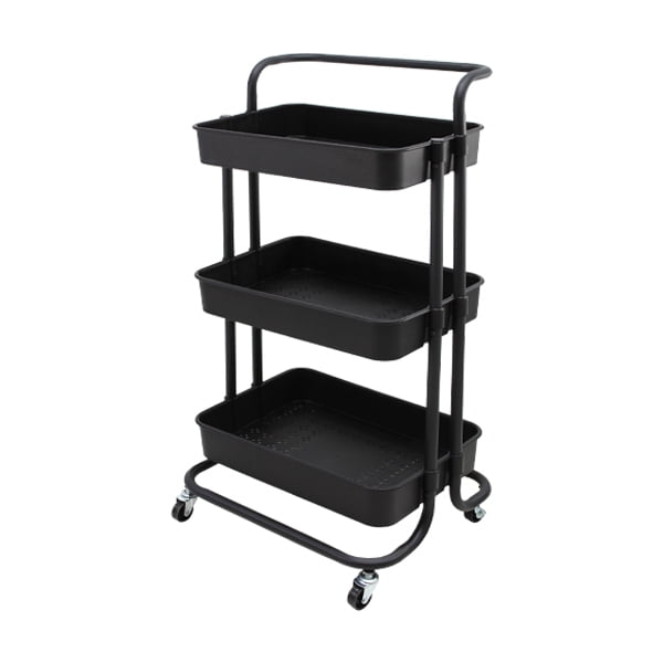 Carrito Organizador Móvil Mundo In Trendy Negro
