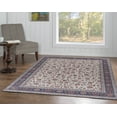 thumbnail image 5 of Linon Emerald Ritchie Ivory & Blue 5x7 Area Rug, 5 of 8