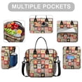 thumbnail image 2 of Pioneer Flower Floral Print Pattern Womens Lunch Box for Work,Insulated Large Lunch Bag,Leakproof Adult Lunch Bag for Work,Beach,Travel,Picnic,Camping, 2 of 6