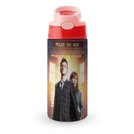 

Doctor Who Kids Water Bottle with Straw - Stainless Steel Vacuum Insulated Water Bottle for Boys Girls