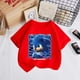 thumbnail image 3 of Camiseta de pareja para niños de 2 a 12 años, ropa de verano de Sonic para niños, ropa para niñas, niños, madres y niños, 3 of 5