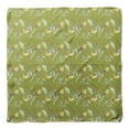 thumbnail image 4 of Bimba Green Branch & Flowerpecker Bird Printed Pure Silk Scarf For Hair Neck Head Bandanas For Women 40 x 40 Inches, 4 of 6