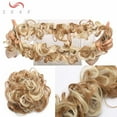 thumbnail image 3 of SEGO Long Messy Bun Hair Piece Ponytail Hair Extensions Juva Bun Scrunchie Curly Synthetic Hair Extension with Invisible Band Fake Magic Hair Bun Black Colors, 3 of 7