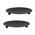 thumbnail image 1 of 2pcs Iron Candlestick Tray Wedding Candlestick Creative Candlestick Iron Candle Holder, 1 of 7