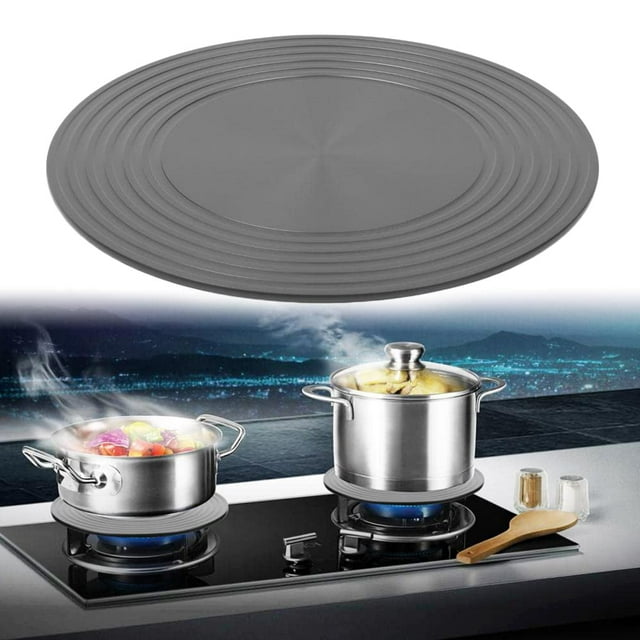 11” Heat Diffuser for Gas Stove Aluminum Alloy Food Defrosting Tray Kitchen Flame Guard Simmer Plate