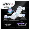 thumbnail image 3 of Toallas femeninas Kotex Unika nocturna flujo súper abundante con alas 20 pzas, 3 of 4