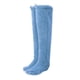 thumbnail image 2 of Calcetines peludos hasta la rodilla, súper suaves, cálidos, antideslizantes, cómodos, hasta el muslo Azul, 2 of 9