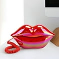 thumbnail image 3 of Corded Lips Telephones L andline Pink Home Telephones Cute Mouth Shape Wired Phone for Home,Office,Shops & Art Decor Cute Real Working Telephone Novelty Gift for Girls, 3 of 4