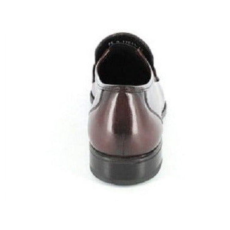 Mens Florsheim Shoes Como Black Cherry Leather Dressy Slip  display picture 1