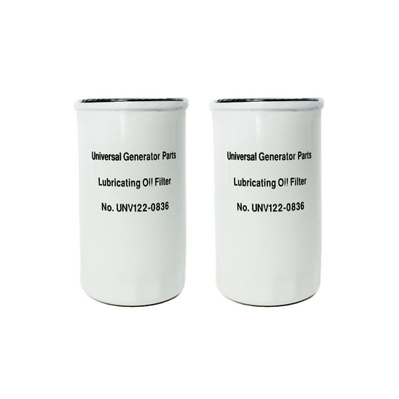 Oil Filter Onan 122-0836 Replacement by Universal Generator Parts (2 Pack)
