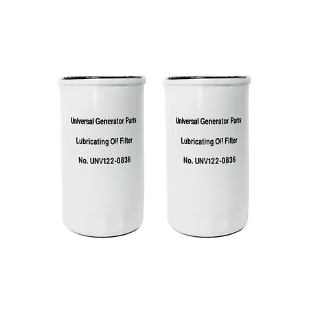 Oil Filter Onan 122-0836 Replacement by Universal Generator Parts (2 Pack)