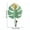 Green GND, variant on QIIBURR Creative Mini Hook Hanging List Coat Hook Wall Hook Home Decoration Leaves