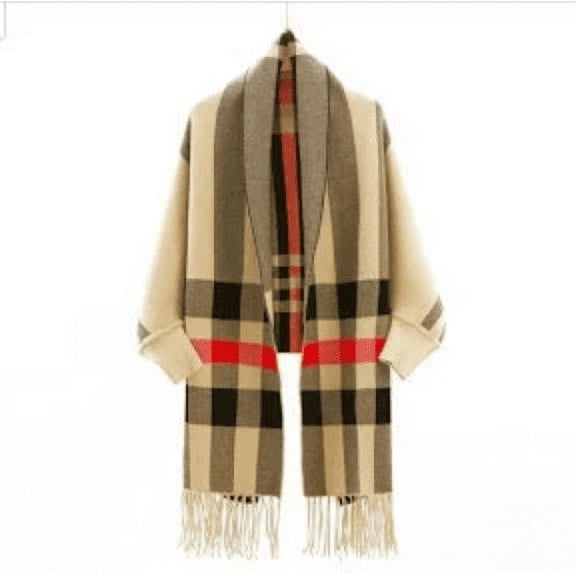 Women’s Open Winter Poncho, Long Sleeves, Warm & Stylish Design Sweater Wrap, Perfect for Layering, Casual Wear, or Outdoor Comfort