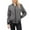 Gray, variant on Womens Bomber Jacket Fall Casual Jackets Lightweight Zip Up Jacket Coat Windbreaker Outwear with Pockets Orange S