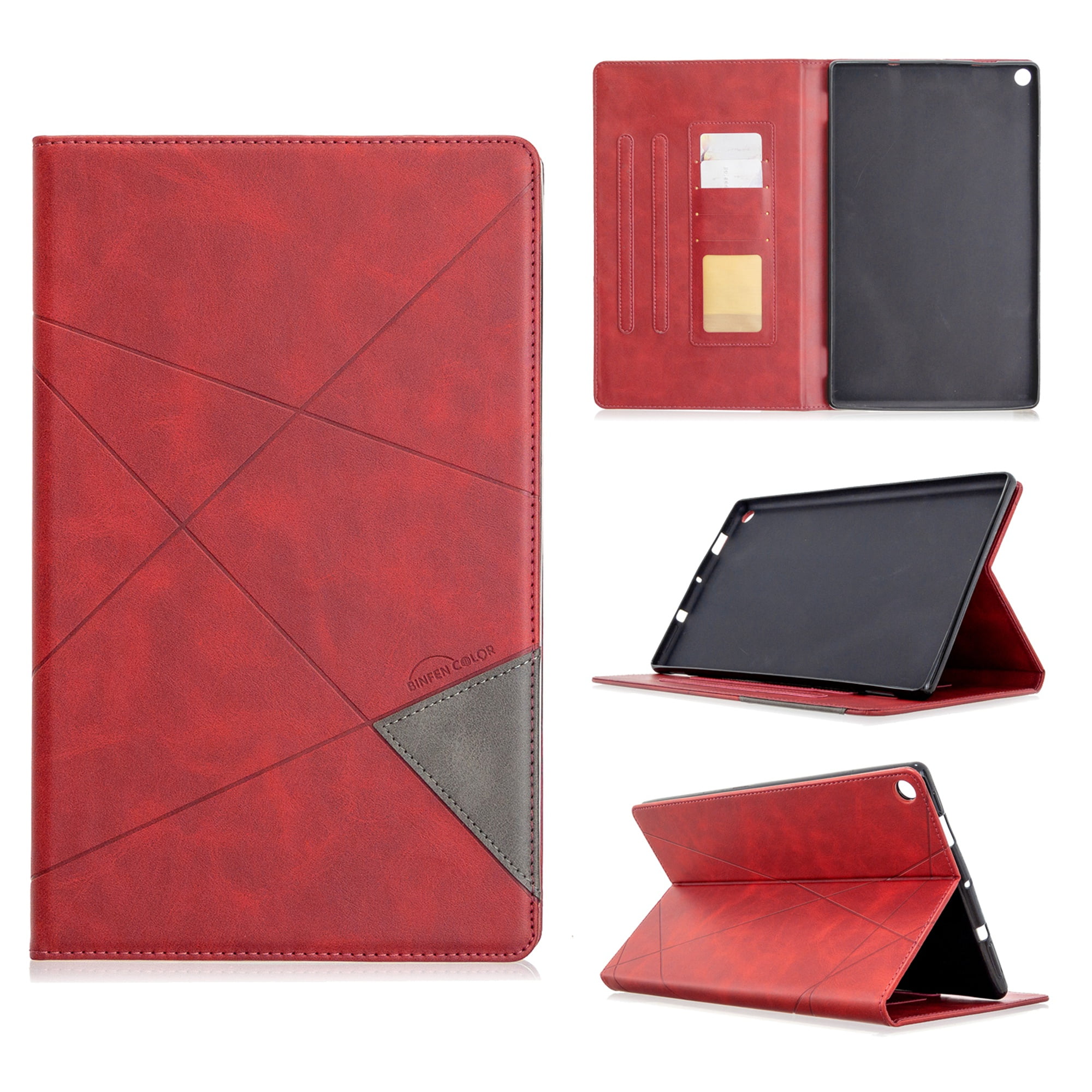 Dteck Magnetic Leather Case for Amazon Kindle Fire HD10 2017 Released