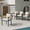 Khaki Wicker & Beige Cushion, variant on GRANDPATIO Steel Outdoor Dining Arm Chairs - Set of 2, Beige