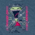 thumbnail image 3 of Invader ZIM - GIR Screaming Destroy - Checkered Board Retro Style - Toddler And Youth Girls Fleece Dress, 3 of 5