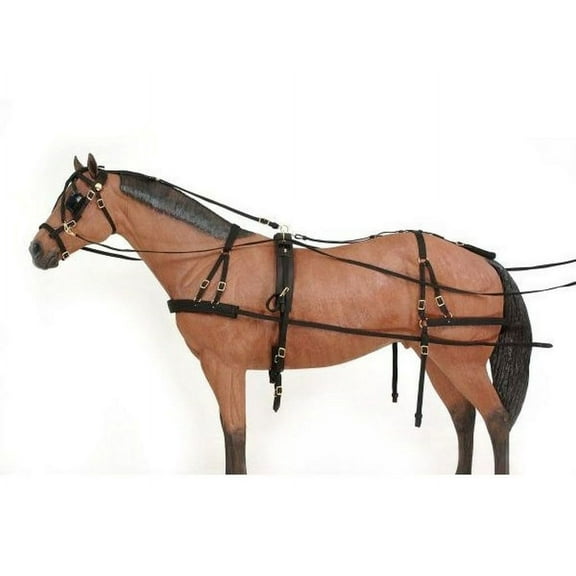 Tough 1 Driving Equipment Deluxe Adjustable Nylon Pony Black 74-850