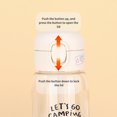 thumbnail image 4 of Transparent Creative Printed Plastic Water Bottle With Bouncing Straw 520-600ML Sports Cup For Outdoor Travel, 4 of 6