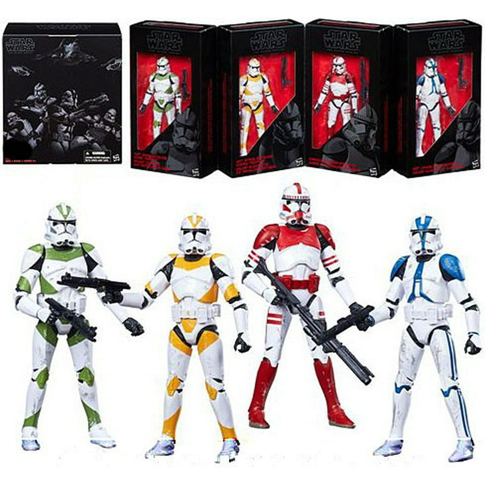 Star Wars Black Series Clone Troopers of Order 66 Action Figure 4Pack