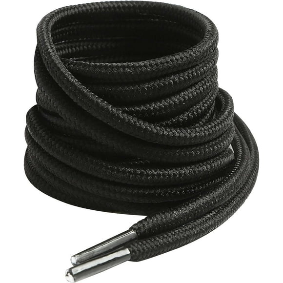 Round Boots Shoelaces, 5/32" Outdoor Work & Hiking Boot Shoe Laces