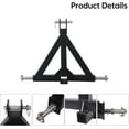 thumbnail image 3 of Yeshouse Heavy Duty 3 Point Tractor Drawbar 2" Stabilized Steel Tow Hitch Receiver for Trailers & Implements Quick Hitch Drawbar Adapter for Farming and Hauling, 3 of 8