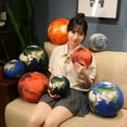 thumbnail image 3 of Simulation Earth Sun Mars Plush Toy Stuffed Planets in the Solar System Soft Doll Pillow Cushion Kids Toys Birthday Gifts Decor, 3 of 10