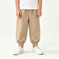 thumbnail image 5 of XXWXYD Toddler Boys Jogger Pants Premium Cotton Blend Elastic Comfort Waist Soft Casual Sweatpants for Boys Girls Daily Play School Outdoor Activity Everyday Relaxed Wear, 5 of 5