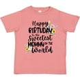 thumbnail image 3 of Inktastic Happy Birthday to the Sweetest Mommy in the World Girls Toddler T-Shirt, 3 of 5