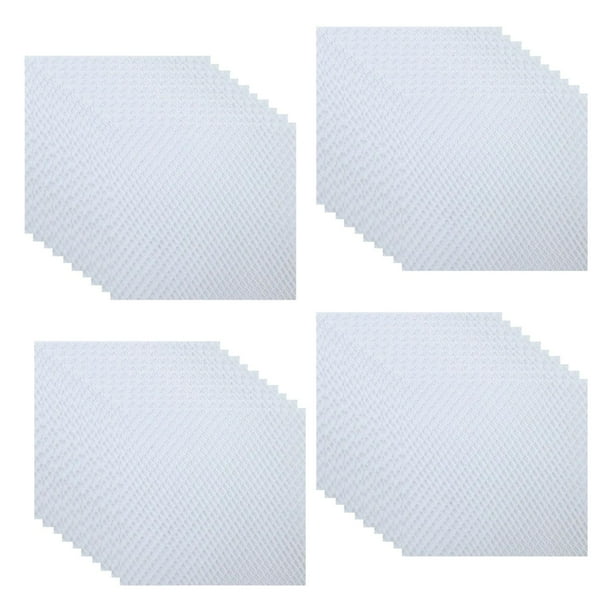 40x Ojos de Fursuit de Malla Transpirable para Disfraz, Máscara para Cosplay y Actuaciones en el Escenario Blanco