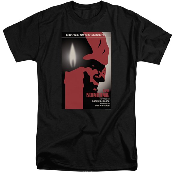 Star Trek Tng Season 3 Episode 5 Adult Tall T-Shirt 18/1 T-Shirt Black