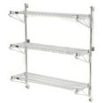 thumbnail image 3 of Nexel Poly-Green Wall Mount Wire Shelving, 36"W x 18"D x 54"H 3-Shelf Starter, 3 of 3