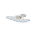thumbnail image 1 of Women Rhinestone Bow Jelly Thong Sandal 19005, 1 of 6