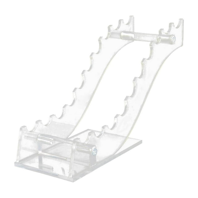 Estante para bolígrafos, organización de papelería, accesorios de almacenamiento, soporte de exhibición de bolígrafo transparente, soporte de acrílico kusrkot Titular de la pluma