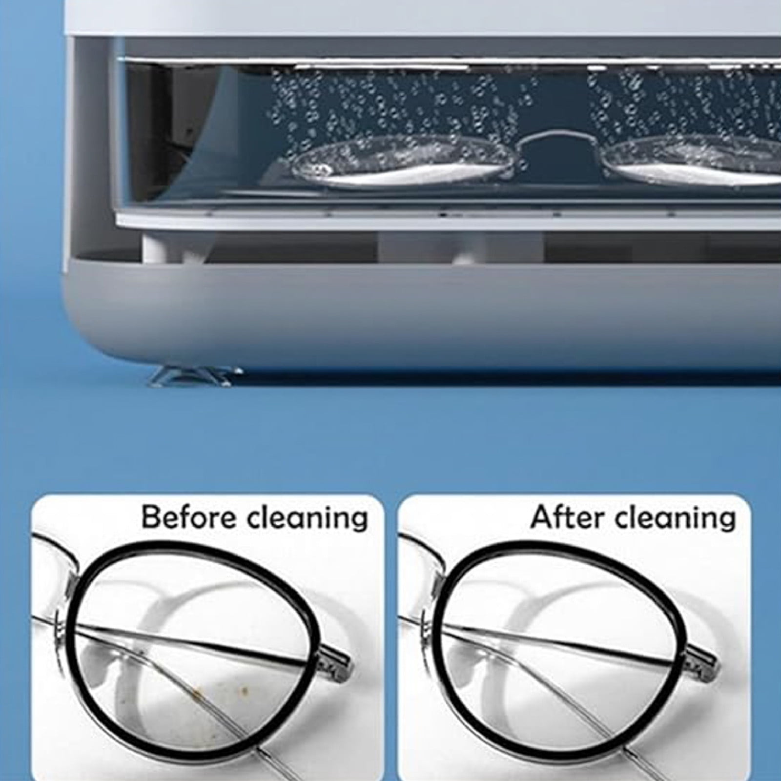 Portable Rechargeable Jewelry Purple Light Cleaner Machine Glasses Purple Light Cleaner For Glasses Jewelry Watch And Makeup Brush The Process Is Better With Soap 300ml Capacity Car Seat compatible