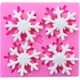 thumbnail image 4 of piezas de molde de silicona con forma de copo de nieve, decoración para tartas navideñas en 3D, adorno para cupcakes de invierno para hacer tú mismo, fondant, hornear, cocinar, chocolate,, 4 of 6