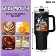 thumbnail image 6 of Halloween Gifts, Funny Skull Tumbler, Horror Coffee Mug, Skeleton Cup, Halloween Tumbler, 40 Oz Stainless Steel Tumbler with Lid and Straw, 6 of 6
