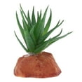 thumbnail image 2 of Reptile Resin Artificial Plant, Terrarium Grass Flexible Decor with Base for Scorpion Other Small Animals E, 2 of 9