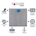 thumbnail image 2 of Taylor Digital Bathroom Stainless Steel Thin Scale, 2 of 12