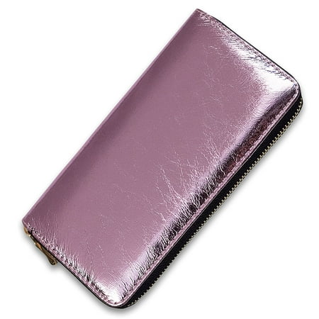 Black Friday & Cyber Monday Deals! ! Premium Crush Velvet or Metallic Zipper Clutch Purse Bag Card Holder Wallet Cell Phone Holder for Women |